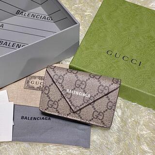 グッチ(Gucci)の【✨超希少✨】GUCCI × BALENCIAGA ペーパーミニウォレット 財布(財布)