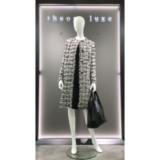 セオリーリュクス(Theory luxe)のTheory luxe 19ss ツイードコート(ノーカラージャケット)