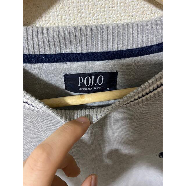 POLO RALPH LAUREN(ポロラルフローレン)のPOLO ラルフローレン　リブラインスウェット メンズのトップス(スウェット)の商品写真