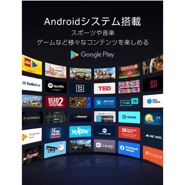 新品未使用‼️TCL 55P8S 4K対応  55型　スマートテレビ