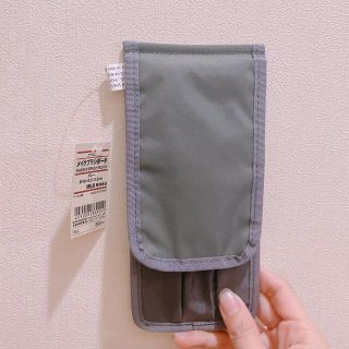 ムジルシリョウヒン(MUJI (無印良品))の無印良品　メイクブラシポーチ　グレー(コフレ/メイクアップセット)