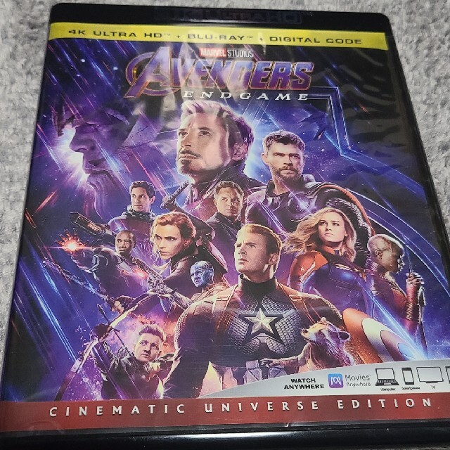 アベンジャーズ エンドゲーム 4k uhd blu-ray エンタメ/ホビーのDVD/ブルーレイ(外国映画)の商品写真