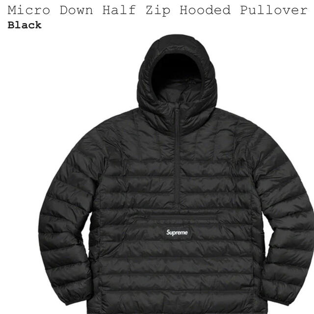 【新品未使用】microdown half zip pullover M