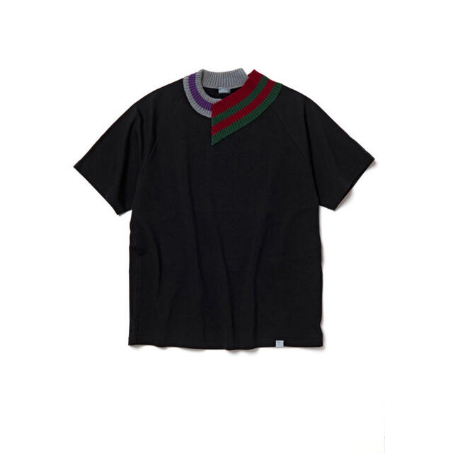 １着でも送料無料】 kolor - kolor beacon 21ss knit docking t-shit T