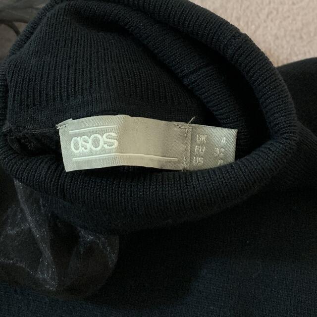 asos(エイソス)のasos  パフ タートルニットセーター　新品 レディースのトップス(ニット/セーター)の商品写真