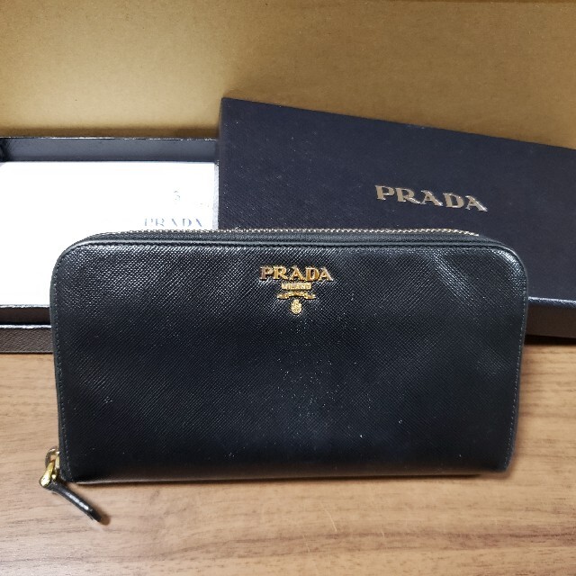 PRADA】プラダ サフィアーノ 長財布 ブランド ハイブランド 財布 - 財布