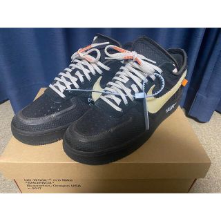 ナイキ(NIKE)のTHE 10 NIKE × off white af1 low 黒　28.0cm(スニーカー)