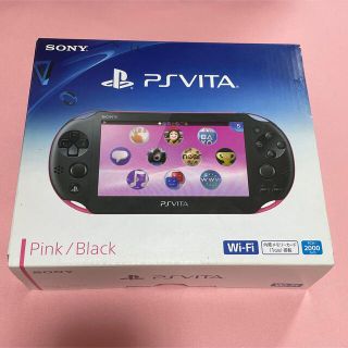 プレイステーションヴィータ(PlayStation Vita)のPlayStationVITA PCH-2000 ZA15 ピンク/ブラック(携帯用ゲーム機本体)