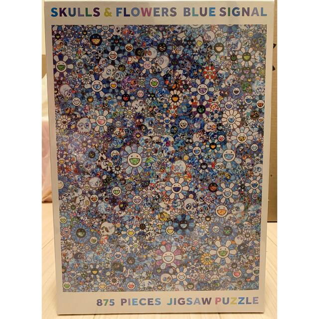 お1人様1点限り BLUE 村上隆 SKULLS u0026 パズル SIGNAL- FLOWERS