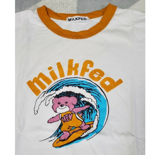 MILKFED.(ミルクフェド)のMILKFED. リングTシャツ クマ レディースのトップス(Tシャツ(半袖/袖なし))の商品写真