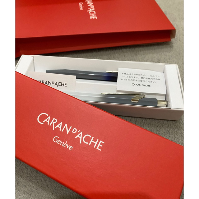 CARAN d'ACHE(カランダッシュ)の【えそら様専用】カランダッシュ　2本セット インテリア/住まい/日用品の文房具(ペン/マーカー)の商品写真