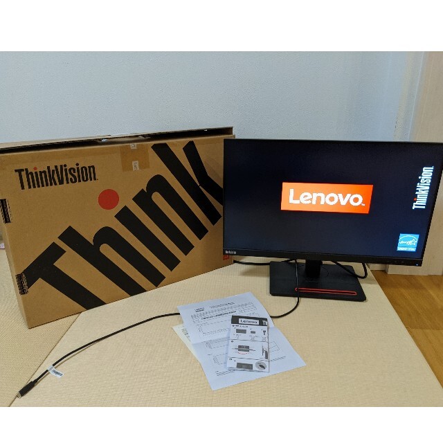 Lenovo ThinkVision P24h-20usb-c接続WQHD
