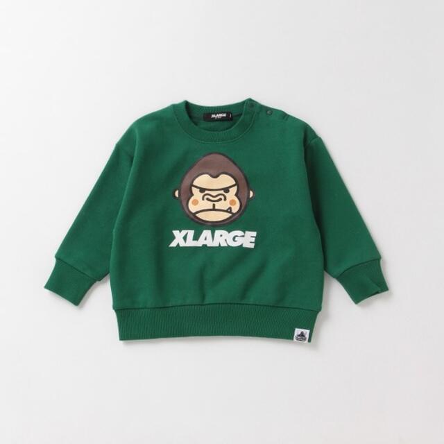 XLARGE(エクストララージ)のXLARGEキッズ　裏毛トレーナー キッズ/ベビー/マタニティのベビー服(~85cm)(トレーナー)の商品写真