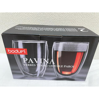 ボダム(bodum)のbodum PAVINA ダブルウォールグラス　350ml 2個セット(グラス/カップ)
