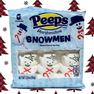 peeps ( ・≦・ )　マシュマロ　スノーマン　雪だるま ASMR(菓子/デザート)