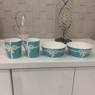 ティファニー(Tiffany & Co.)の❤️ゆきてぃ様専用❤️ティファニーの食器４点セット❤️(食器)