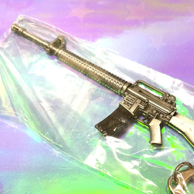 M16 キーホルダー　サブマシンガン ブラックライフル エンタメ/ホビーのミリタリー(その他)の商品写真