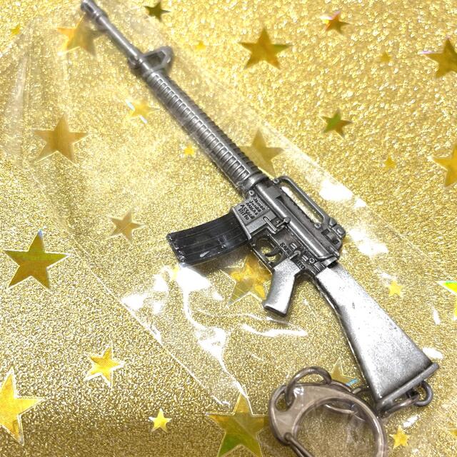 M16 キーホルダー　サブマシンガン ブラックライフル エンタメ/ホビーのミリタリー(その他)の商品写真