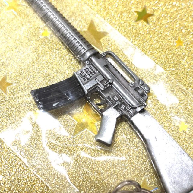 M16 キーホルダー　サブマシンガン ブラックライフル エンタメ/ホビーのミリタリー(その他)の商品写真