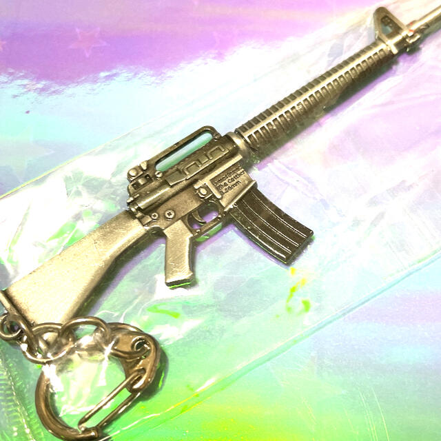 M16 キーホルダー　サブマシンガン ブラックライフル エンタメ/ホビーのミリタリー(その他)の商品写真