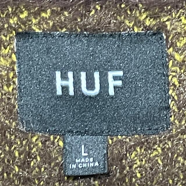 huf fuck it cardigan モヘアタッチカーディガン L 21aw