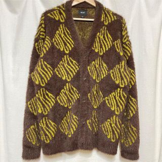 ハフ(HUF)のhuf fuck it cardigan モヘアタッチカーディガン L 21aw(カーディガン)