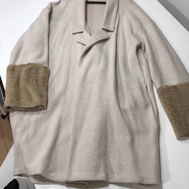 ZARA(ザラ)の　新品　ZARA  ベージュコート レディースのジャケット/アウター(ロングコート)の商品写真