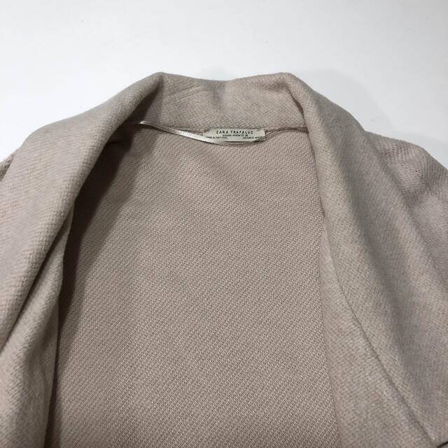 ZARA(ザラ)の　新品　ZARA  ベージュコート レディースのジャケット/アウター(ロングコート)の商品写真