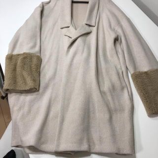 ザラ(ZARA)の　新品　ZARA  ベージュコート(ロングコート)