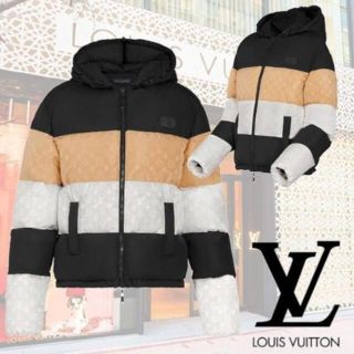 ルイヴィトン(LOUIS VUITTON)の新品同様♢ルイヴィトン♢モノグラム　ダウン　38(ダウンジャケット)