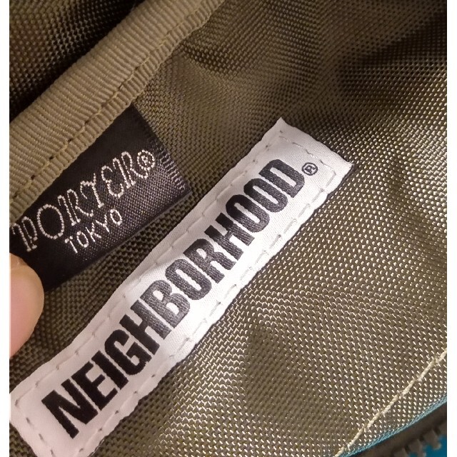 NEIGHBORHOOD(ネイバーフッド)の「NEIGHBORHOOD×PORTER」ショルダーバッグ！使用頻度低めの美品！ メンズのバッグ(ショルダーバッグ)の商品写真