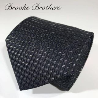 ブルックスブラザース(Brooks Brothers)のブルックスブラザーズ USA製 高級シルク ネクタイ 綾織 光沢感(ネクタイ)