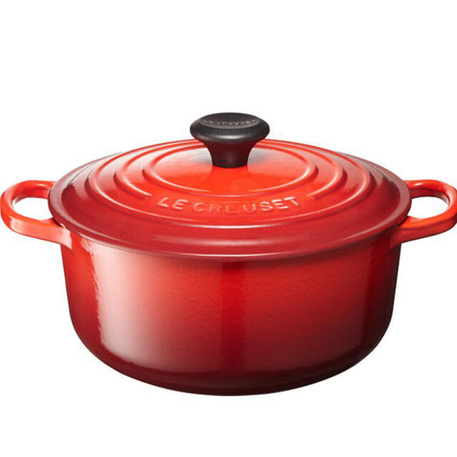 LE CREUSET(ルクルーゼ)のルクーゼ18センチ　新品　GW中価格！ インテリア/住まい/日用品のキッチン/食器(鍋/フライパン)の商品写真