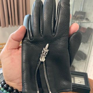 CHROME HEARTS  クロムハーツ CHプラス×クロスパッチ 手袋