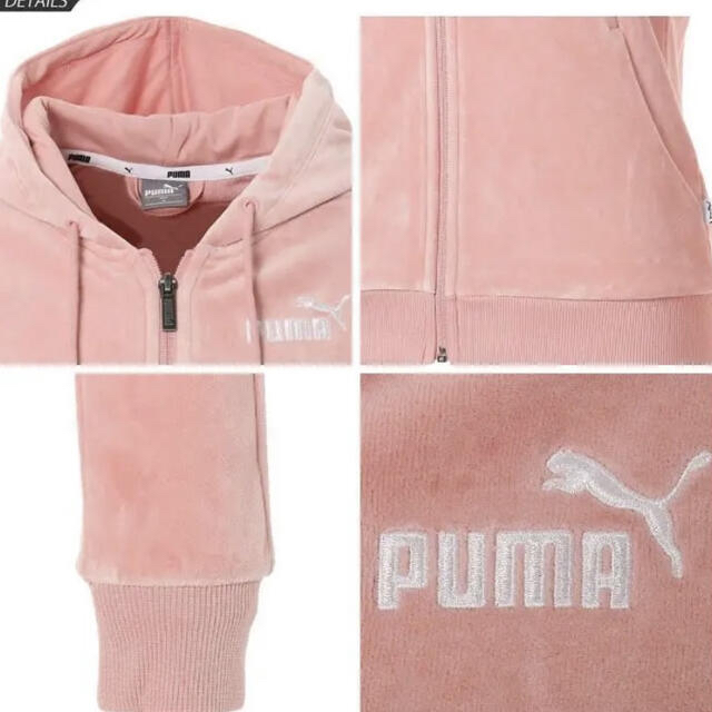 PUMA(プーマ)のPUMA  ☆ ウィメンズ フーデッド フルジップベロア 新品 スポーツ/アウトドアのゴルフ(ウエア)の商品写真