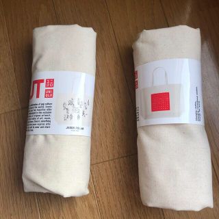 ユニクロ(UNIQLO)のユニクロ　エコフレンドリーバッグ　ジェイソンポラン他　L 2枚(エコバッグ)