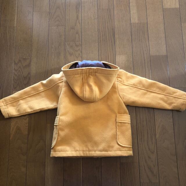 F.O.KIDS(エフオーキッズ)のF.O イエローダッフルコート　90 キッズ/ベビー/マタニティのキッズ服男の子用(90cm~)(コート)の商品写真