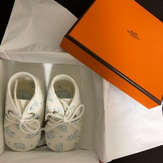 エルメス(Hermes)のYuna♡さん専用　エルメス　ベビーシューズ PAF 《アダダ・ドット》(フラットシューズ)