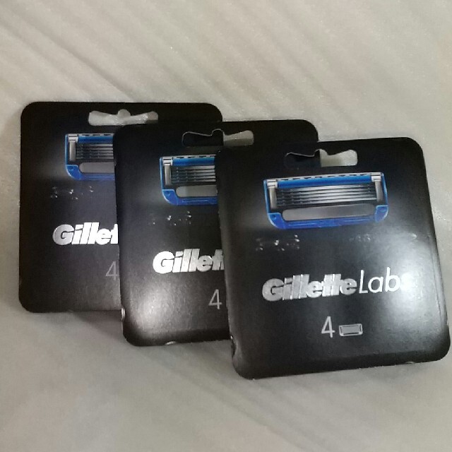ジレット Gillette Labs ヒーテッドレーザー  替刃4個×3