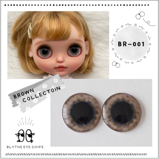 【BROWN_COLLECTION】【BR-001】ブライス アイチップ(人形)
