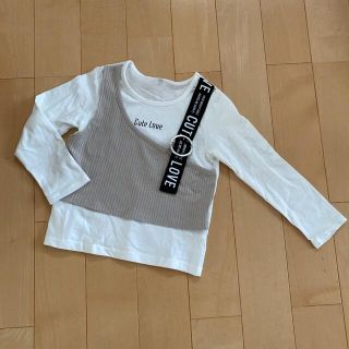 フクスケ(fukuske)の重ね着風ロンT 120(Tシャツ/カットソー)