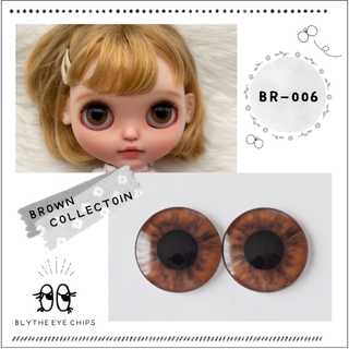 【BROWN_COLLECTION】【BR-006】ブライス アイチップ(人形)