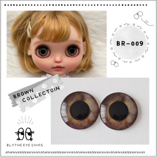 【BROWN_COLLECTION】【BR-009】ブライス アイチップ(人形)
