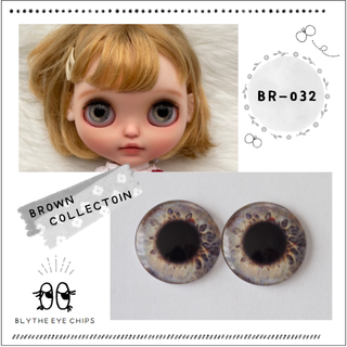 【BROWN_COLLECTION】【BR-032】ブライス アイチップ(人形)