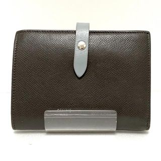 セリーヌ(celine)のCELINE(セリーヌ) 2つ折り財布 - レザー(財布)