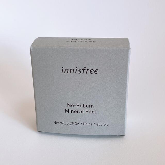 Innisfree(イニスフリー)のイニスフリー innisfree ノーセバム ミネラル パクト 8.5g 匿名 コスメ/美容のベースメイク/化粧品(フェイスパウダー)の商品写真