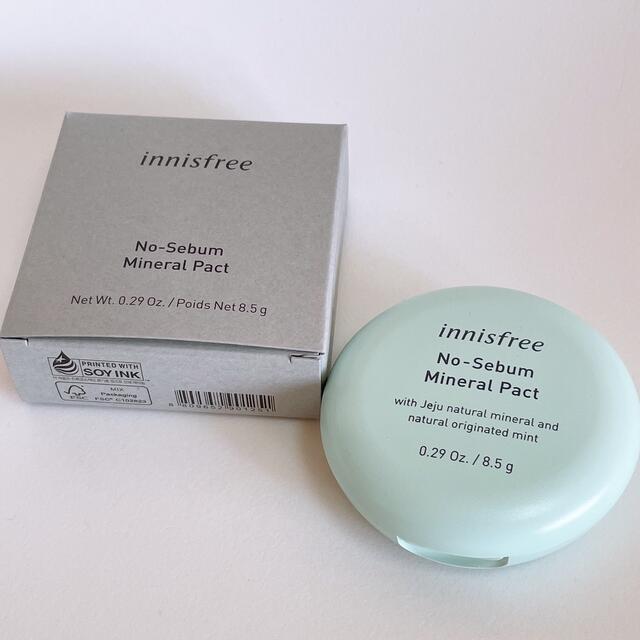 Innisfree(イニスフリー)のイニスフリー innisfree ノーセバム ミネラル パクト 8.5g 匿名 コスメ/美容のベースメイク/化粧品(フェイスパウダー)の商品写真