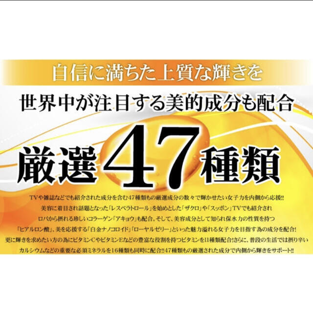 50倍濃縮プラセンタサプリ 美容 ヒアルロン酸 コラーゲン●大容量約12ヶ月分● 食品/飲料/酒の健康食品(その他)の商品写真