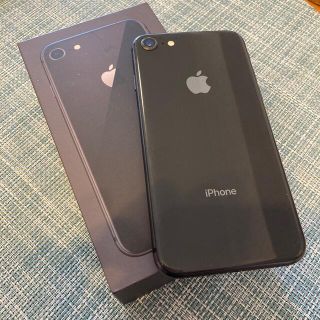 Apple - iphone 8 b simフリー スペースグレイmq842j/a 携帯電話の通販