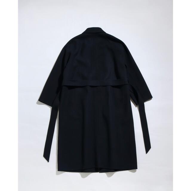 MBハイエンドステンカラーコート ブラック　サイズS 室内試着のみ メンズのジャケット/アウター(ステンカラーコート)の商品写真